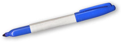 Blue marking pen by Thom O'Connor Photography.